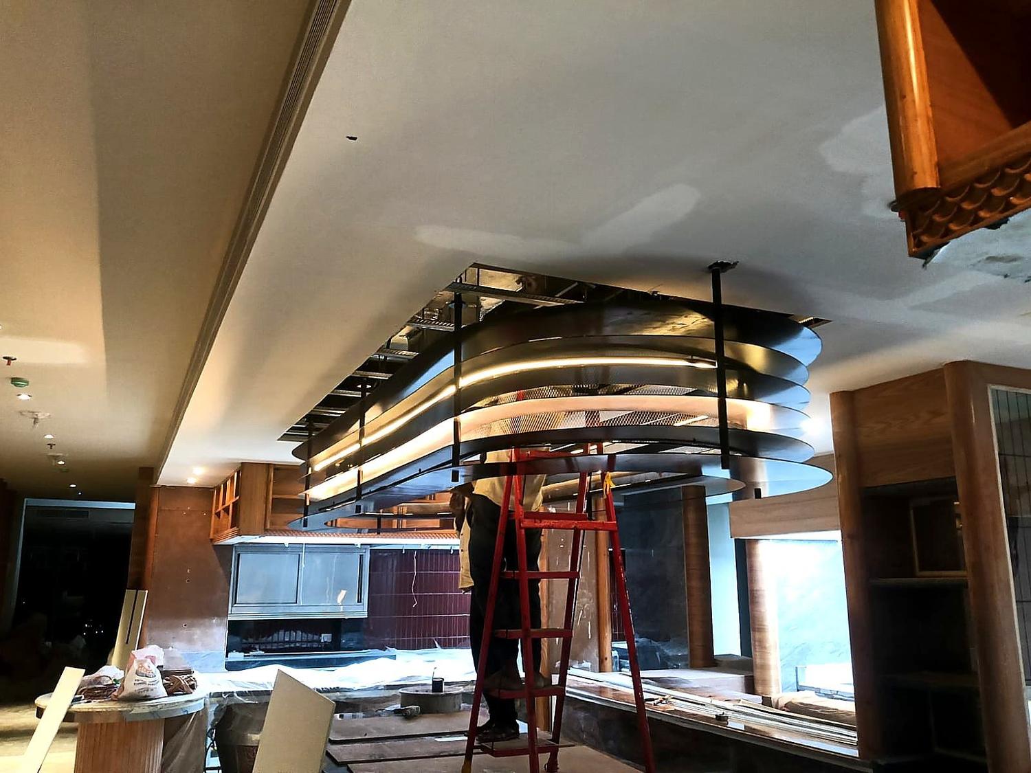Ceiling install · in-progress