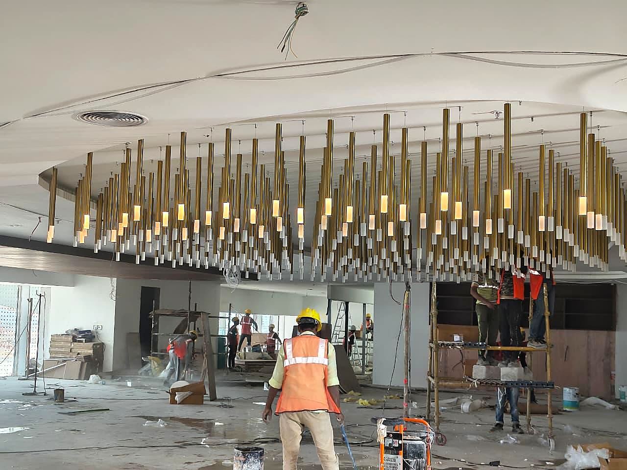 Brass tube installation · Terminal 2