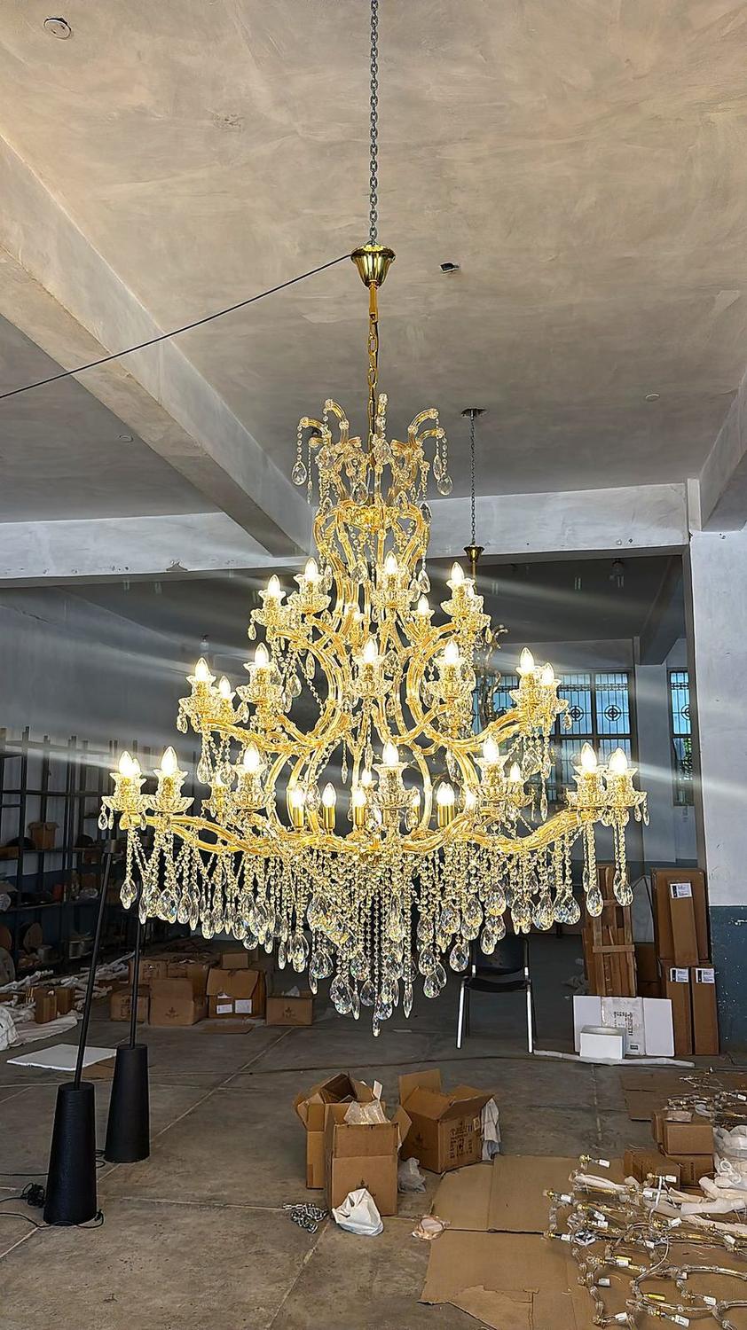 Crystal chandelier · in-house test
