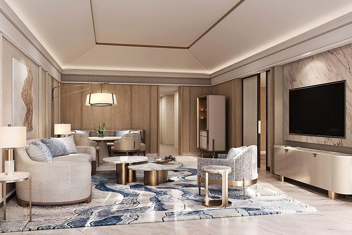 Presidential suite living